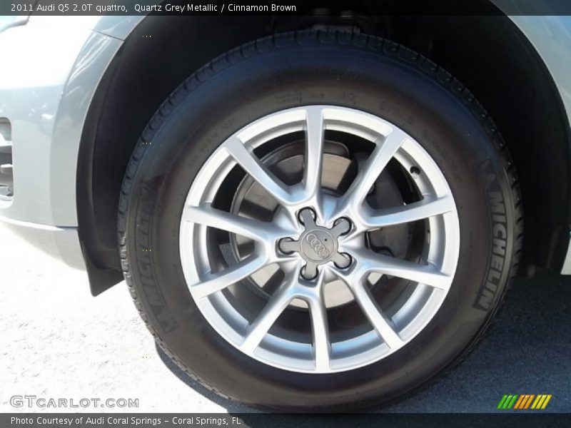 Quartz Grey Metallic / Cinnamon Brown 2011 Audi Q5 2.0T quattro