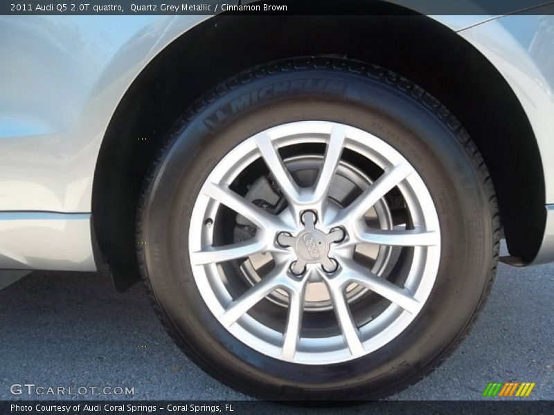 Quartz Grey Metallic / Cinnamon Brown 2011 Audi Q5 2.0T quattro