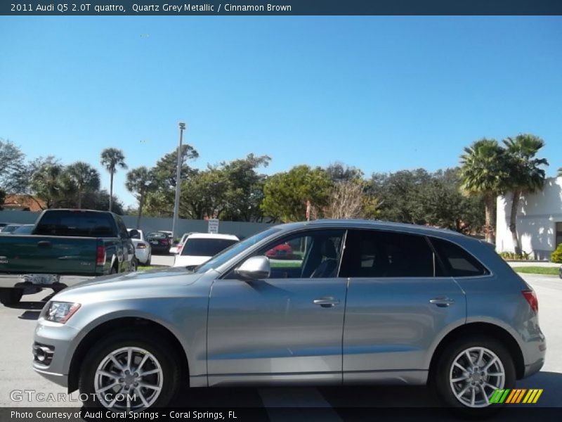 Quartz Grey Metallic / Cinnamon Brown 2011 Audi Q5 2.0T quattro
