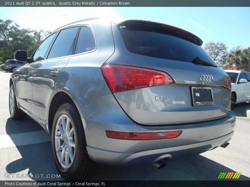 Quartz Grey Metallic / Cinnamon Brown 2011 Audi Q5 2.0T quattro