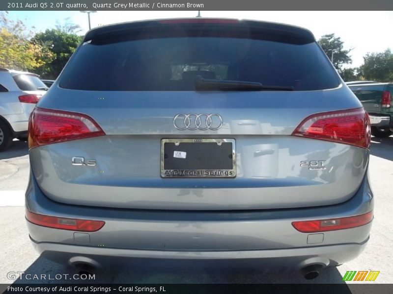 Quartz Grey Metallic / Cinnamon Brown 2011 Audi Q5 2.0T quattro