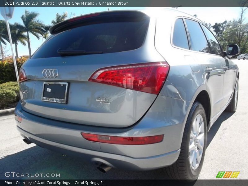 Quartz Grey Metallic / Cinnamon Brown 2011 Audi Q5 2.0T quattro