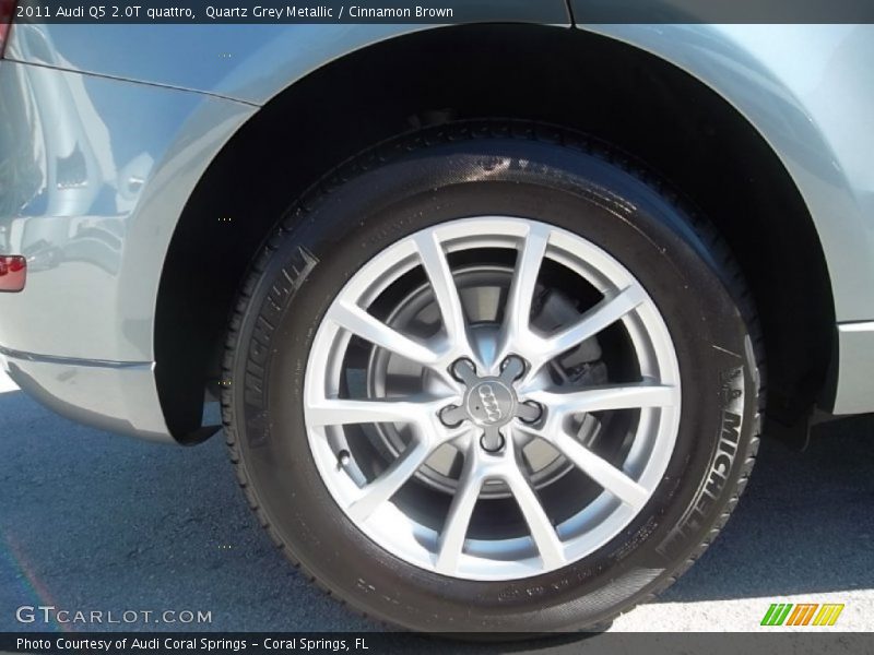 Quartz Grey Metallic / Cinnamon Brown 2011 Audi Q5 2.0T quattro