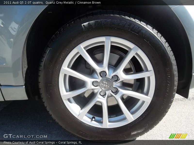 Quartz Grey Metallic / Cinnamon Brown 2011 Audi Q5 2.0T quattro