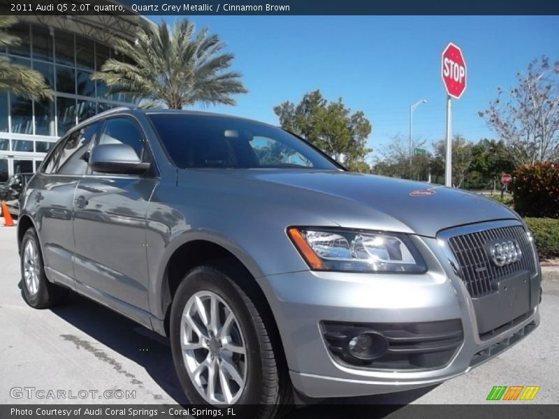 Quartz Grey Metallic / Cinnamon Brown 2011 Audi Q5 2.0T quattro