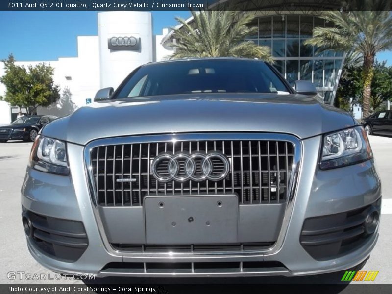 Quartz Grey Metallic / Cinnamon Brown 2011 Audi Q5 2.0T quattro