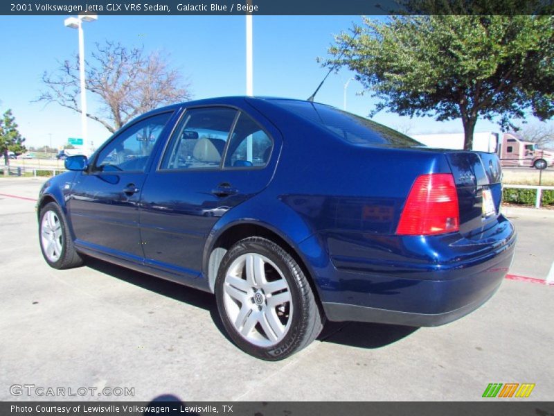 Galactic Blue / Beige 2001 Volkswagen Jetta GLX VR6 Sedan
