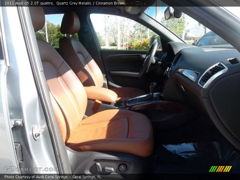 Quartz Grey Metallic / Cinnamon Brown 2011 Audi Q5 2.0T quattro