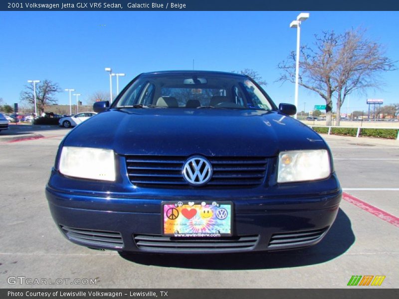 Galactic Blue / Beige 2001 Volkswagen Jetta GLX VR6 Sedan