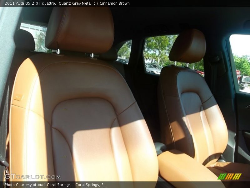 Quartz Grey Metallic / Cinnamon Brown 2011 Audi Q5 2.0T quattro