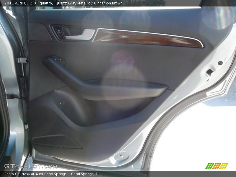 Quartz Grey Metallic / Cinnamon Brown 2011 Audi Q5 2.0T quattro