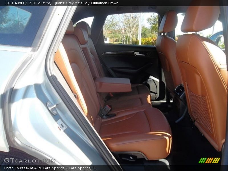 Quartz Grey Metallic / Cinnamon Brown 2011 Audi Q5 2.0T quattro