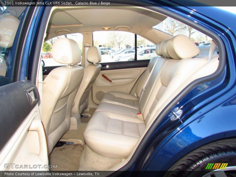  2001 Jetta GLX VR6 Sedan Beige Interior