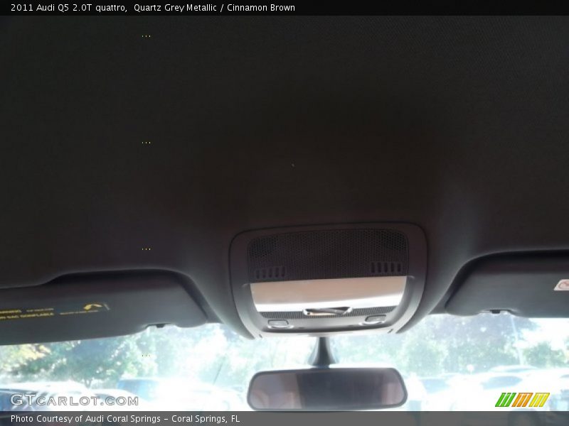 Quartz Grey Metallic / Cinnamon Brown 2011 Audi Q5 2.0T quattro