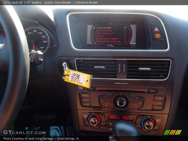 Quartz Grey Metallic / Cinnamon Brown 2011 Audi Q5 2.0T quattro