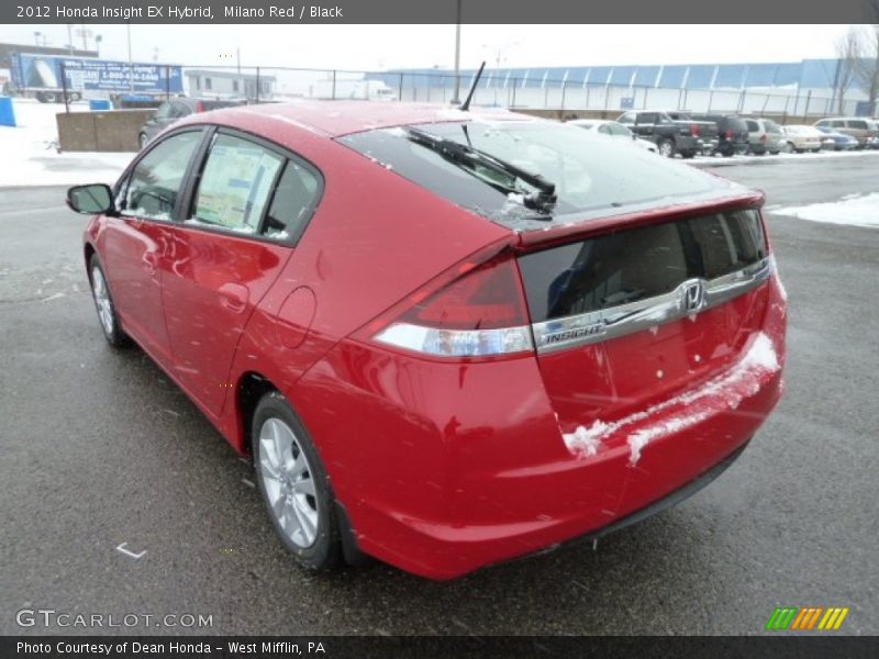  2012 Insight EX Hybrid Milano Red