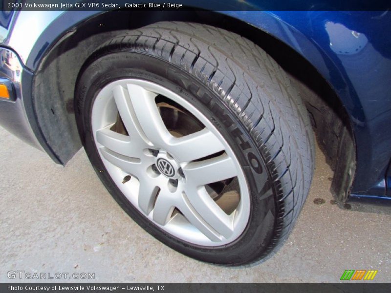 Galactic Blue / Beige 2001 Volkswagen Jetta GLX VR6 Sedan