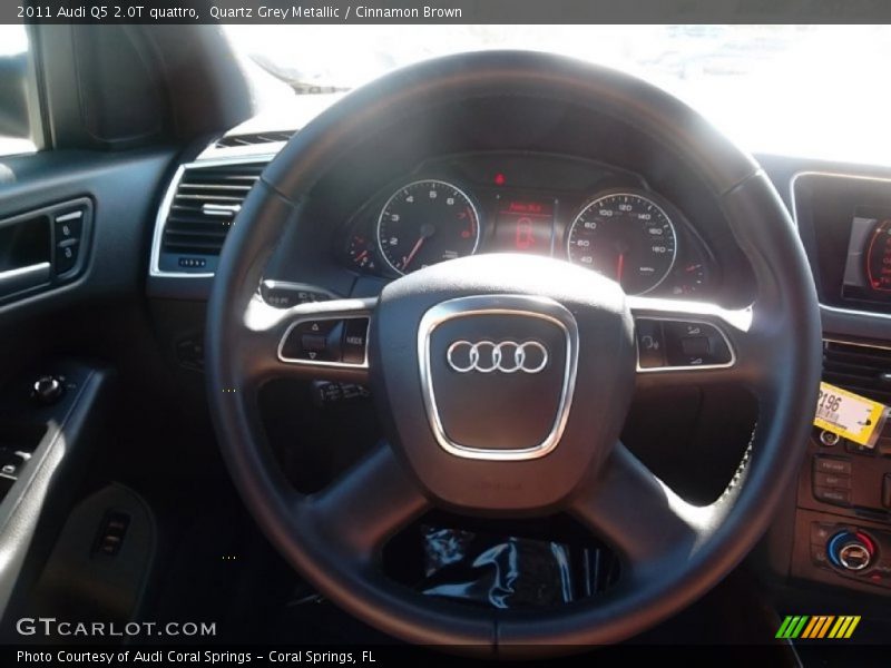 Quartz Grey Metallic / Cinnamon Brown 2011 Audi Q5 2.0T quattro