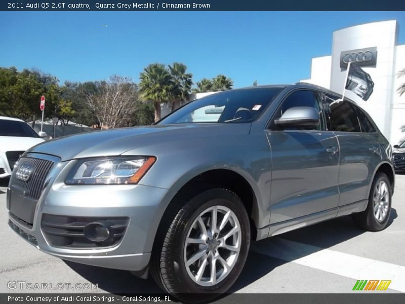 Quartz Grey Metallic / Cinnamon Brown 2011 Audi Q5 2.0T quattro
