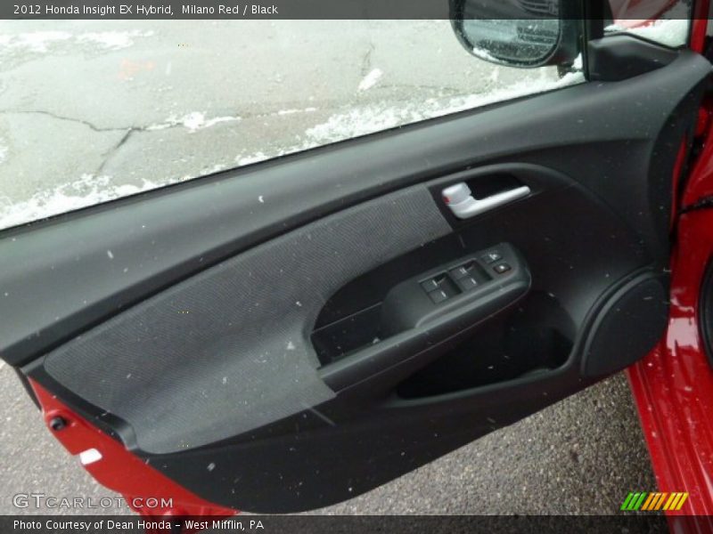 Milano Red / Black 2012 Honda Insight EX Hybrid