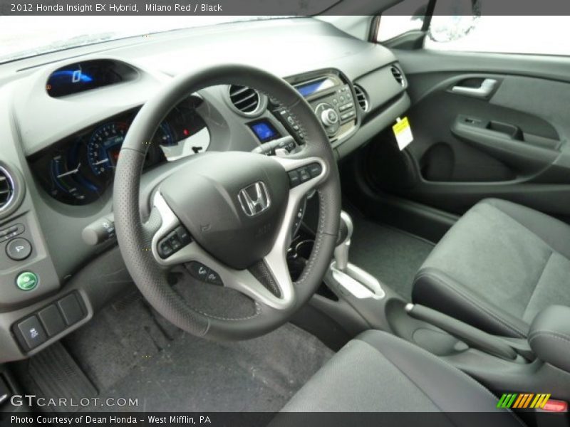 Black Interior - 2012 Insight EX Hybrid 