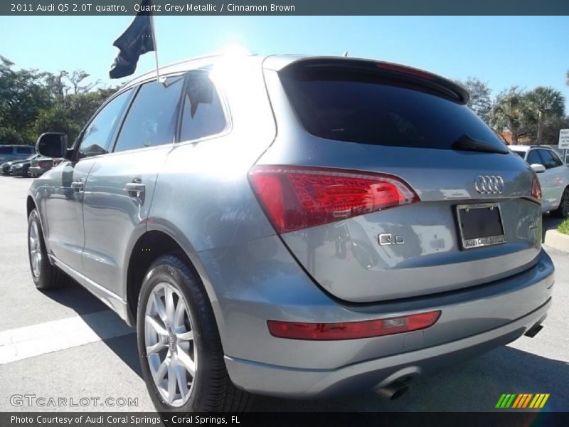 Quartz Grey Metallic / Cinnamon Brown 2011 Audi Q5 2.0T quattro