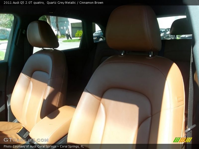 Quartz Grey Metallic / Cinnamon Brown 2011 Audi Q5 2.0T quattro