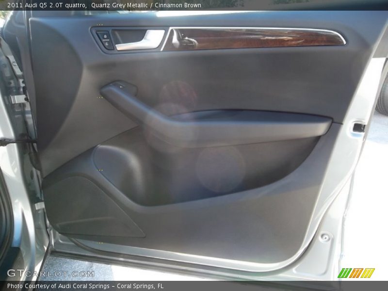 Quartz Grey Metallic / Cinnamon Brown 2011 Audi Q5 2.0T quattro