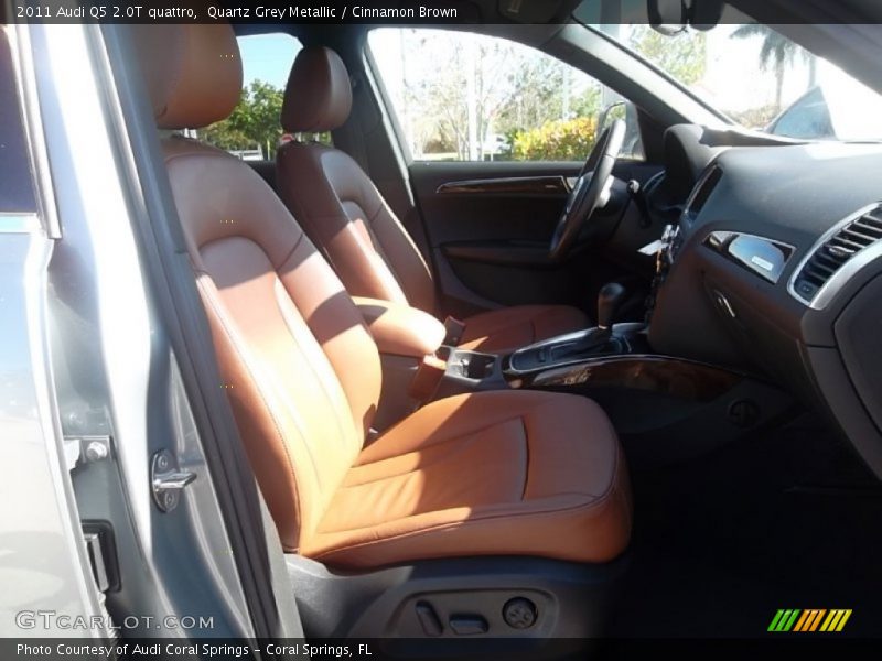 Quartz Grey Metallic / Cinnamon Brown 2011 Audi Q5 2.0T quattro