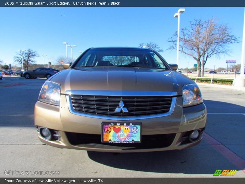 Canyon Beige Pearl / Black 2009 Mitsubishi Galant Sport Edition