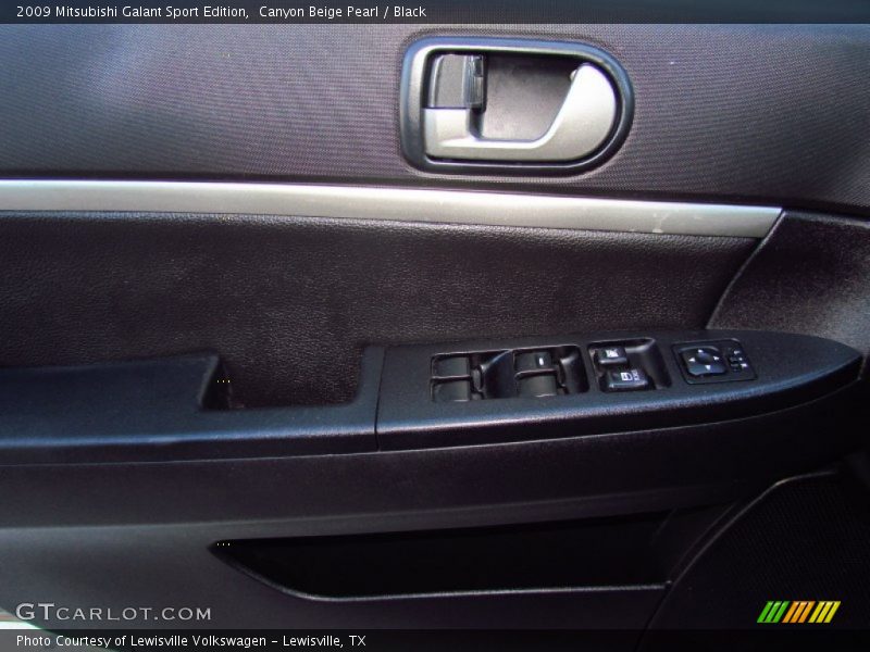 Canyon Beige Pearl / Black 2009 Mitsubishi Galant Sport Edition