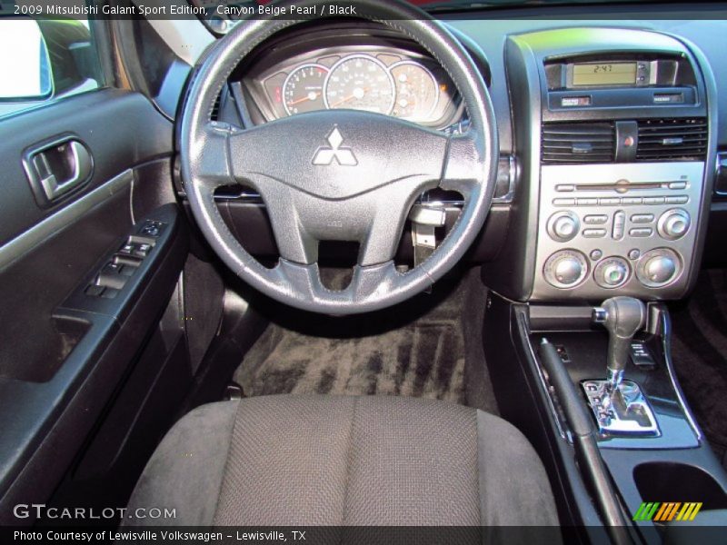 Canyon Beige Pearl / Black 2009 Mitsubishi Galant Sport Edition