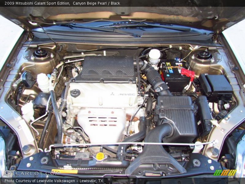 Canyon Beige Pearl / Black 2009 Mitsubishi Galant Sport Edition