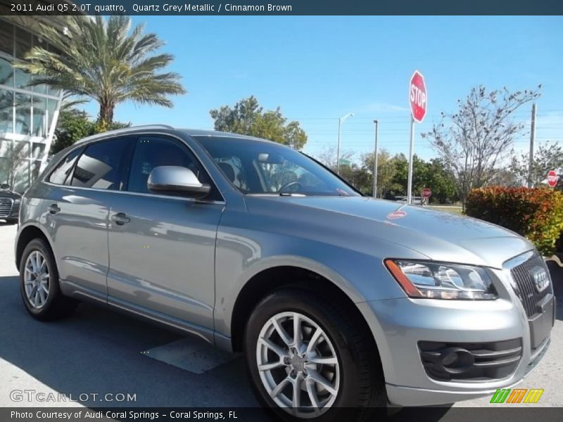 Quartz Grey Metallic / Cinnamon Brown 2011 Audi Q5 2.0T quattro