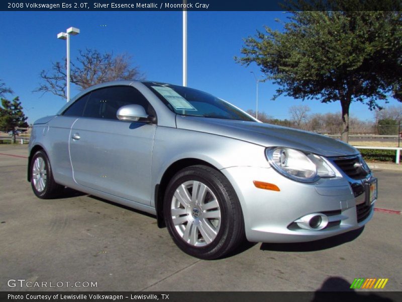 Silver Essence Metallic / Moonrock Gray 2008 Volkswagen Eos 2.0T