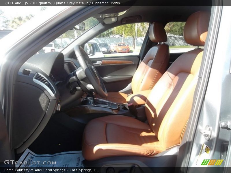 Quartz Grey Metallic / Cinnamon Brown 2011 Audi Q5 2.0T quattro
