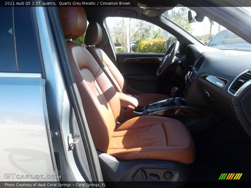 Quartz Grey Metallic / Cinnamon Brown 2011 Audi Q5 2.0T quattro