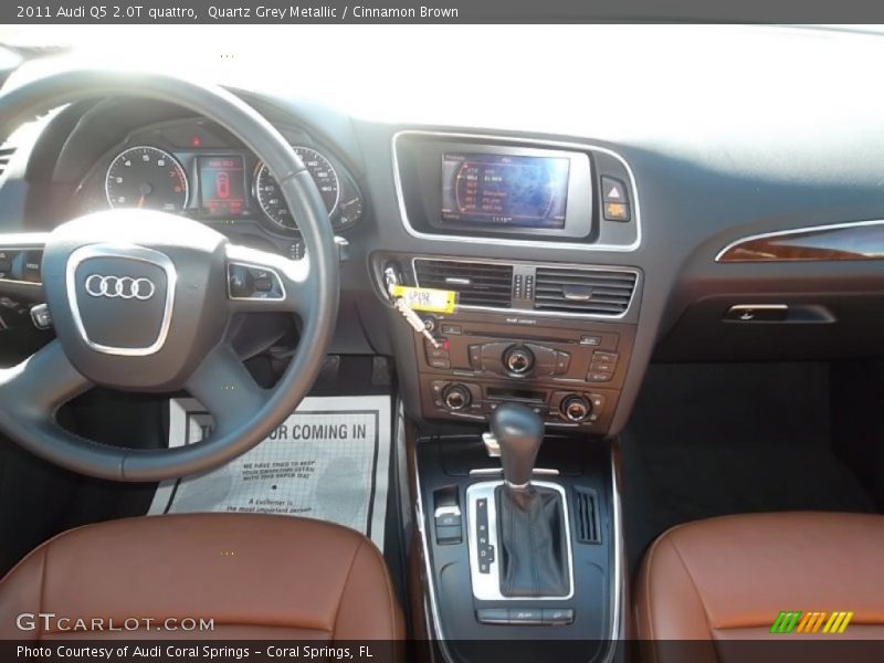 Quartz Grey Metallic / Cinnamon Brown 2011 Audi Q5 2.0T quattro