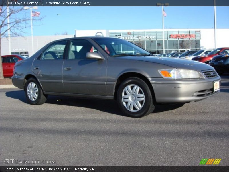 Graphite Gray Pearl / Gray 2000 Toyota Camry LE