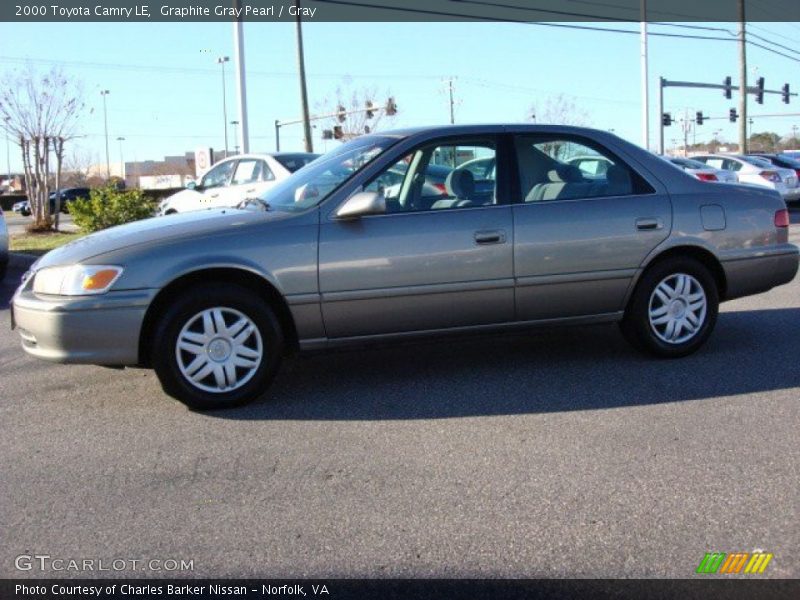 Graphite Gray Pearl / Gray 2000 Toyota Camry LE