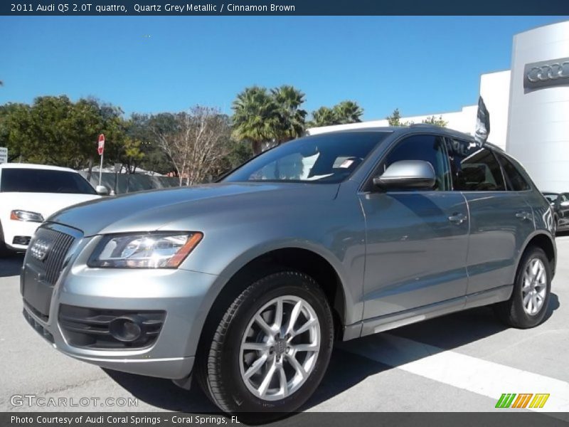 Quartz Grey Metallic / Cinnamon Brown 2011 Audi Q5 2.0T quattro