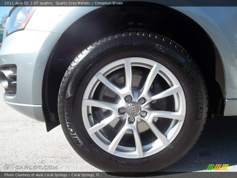 Quartz Grey Metallic / Cinnamon Brown 2011 Audi Q5 2.0T quattro