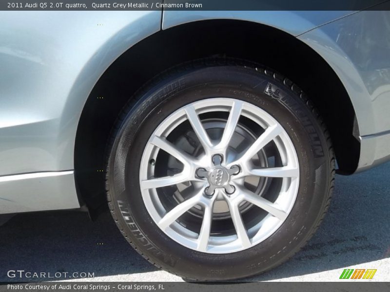 Quartz Grey Metallic / Cinnamon Brown 2011 Audi Q5 2.0T quattro