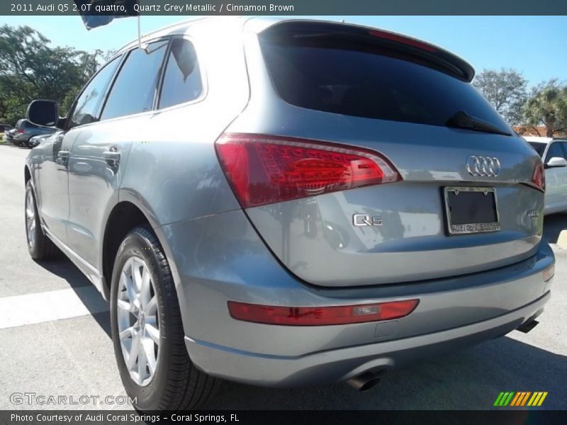 Quartz Grey Metallic / Cinnamon Brown 2011 Audi Q5 2.0T quattro