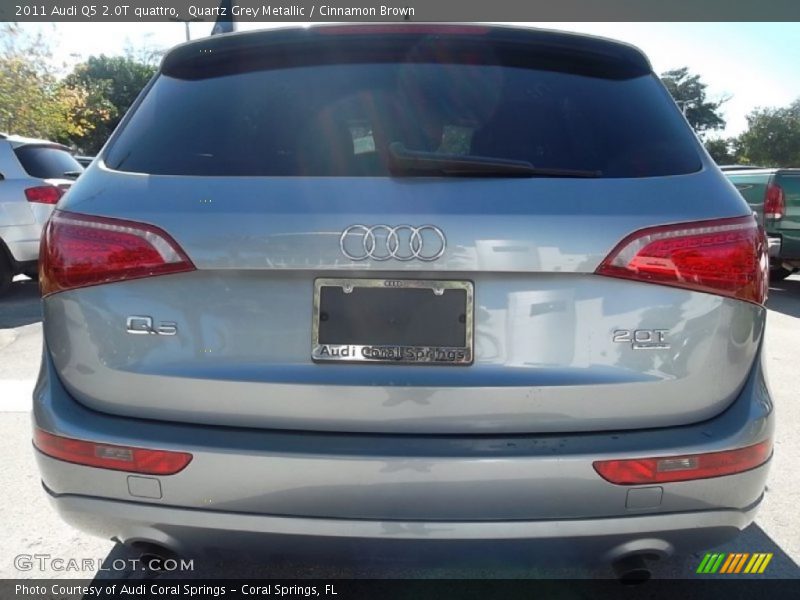 Quartz Grey Metallic / Cinnamon Brown 2011 Audi Q5 2.0T quattro