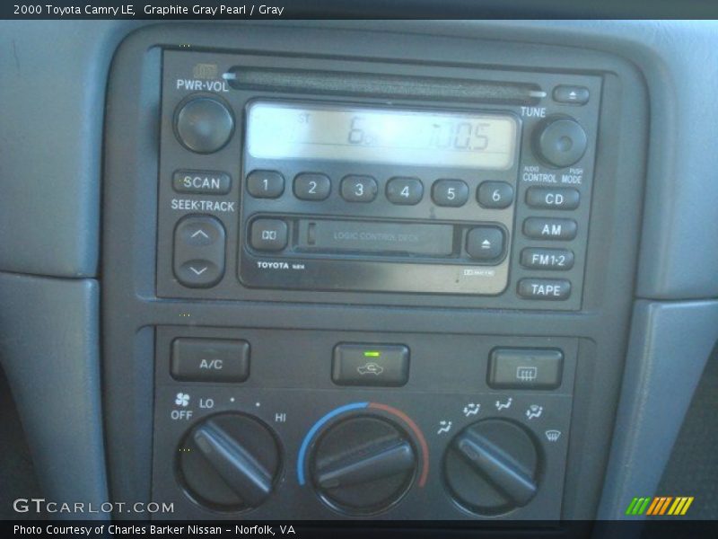 Graphite Gray Pearl / Gray 2000 Toyota Camry LE