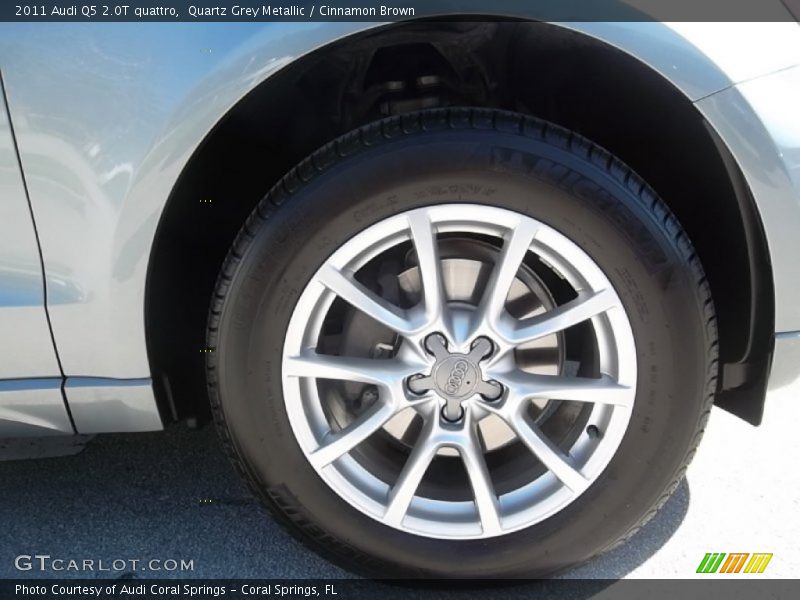 Quartz Grey Metallic / Cinnamon Brown 2011 Audi Q5 2.0T quattro