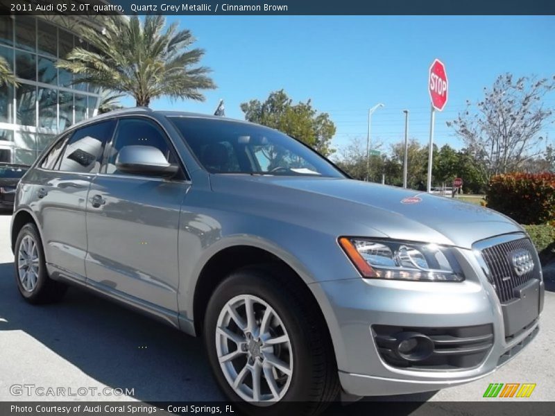 Quartz Grey Metallic / Cinnamon Brown 2011 Audi Q5 2.0T quattro