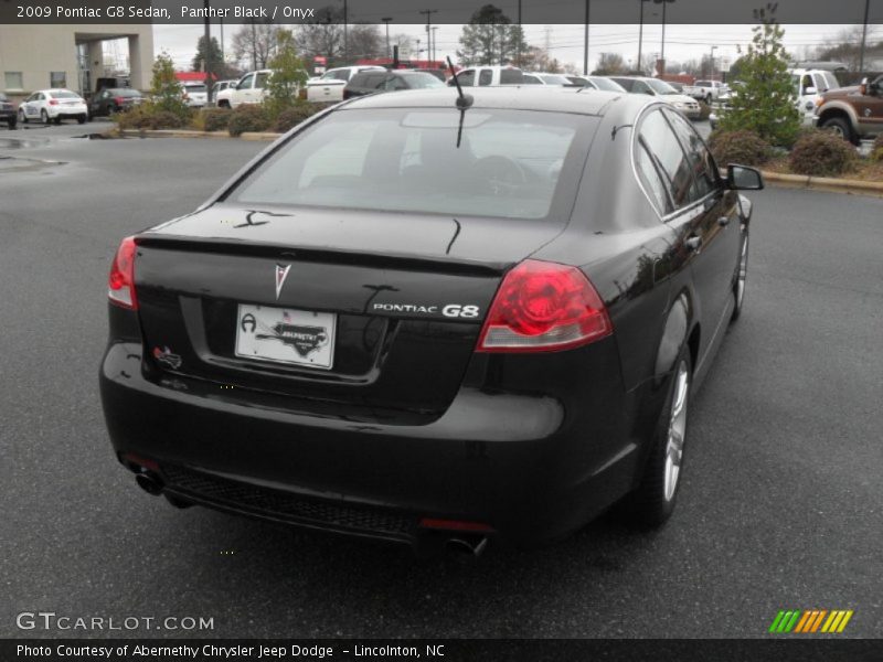 Panther Black / Onyx 2009 Pontiac G8 Sedan