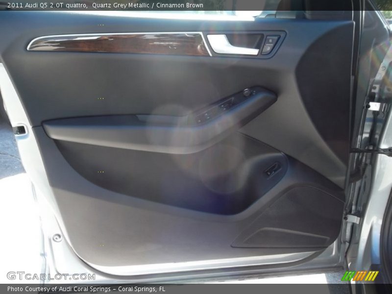 Quartz Grey Metallic / Cinnamon Brown 2011 Audi Q5 2.0T quattro